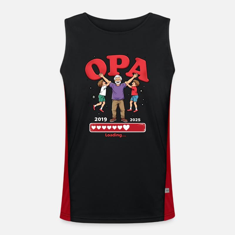 Opa Loading - 2019/2015 Funktionelles Kontrast-Tank Top für Männer 