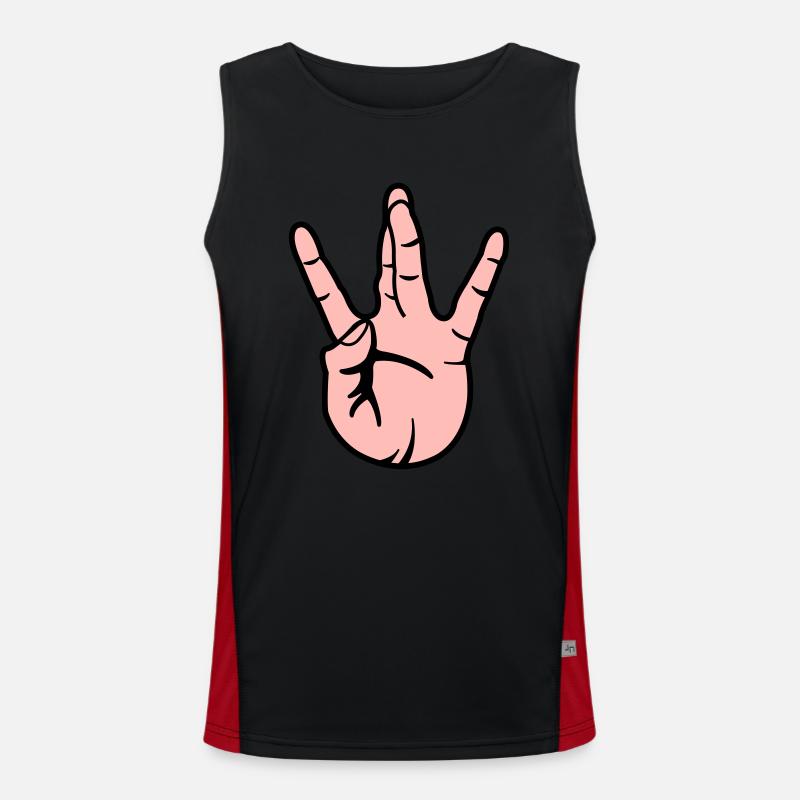 Main Westside Débardeur respirant contrasté Homme 