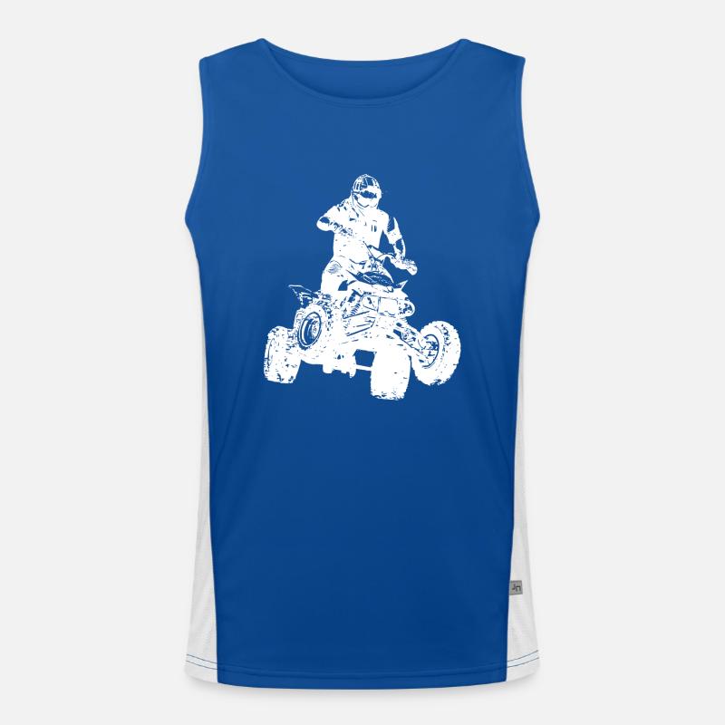 Quad Funktionelles Kontrast-Tank Top für Männer 