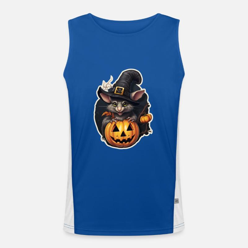 Halloween Funktionelles Kontrast-Tank Top für Männer 