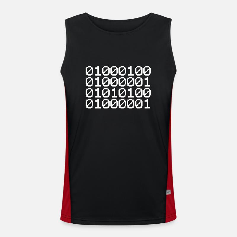 BINARY DATA Men's Functional Contrast Tank Top 
