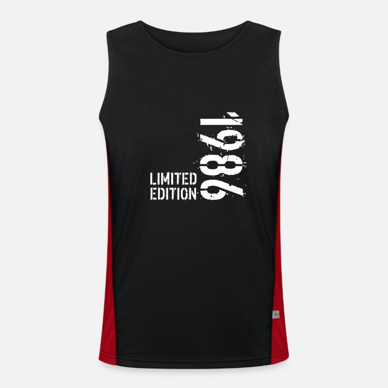 LIMITIERTE EDITION 1986 Funktionelles Kontrast-Tank Top für Männer 