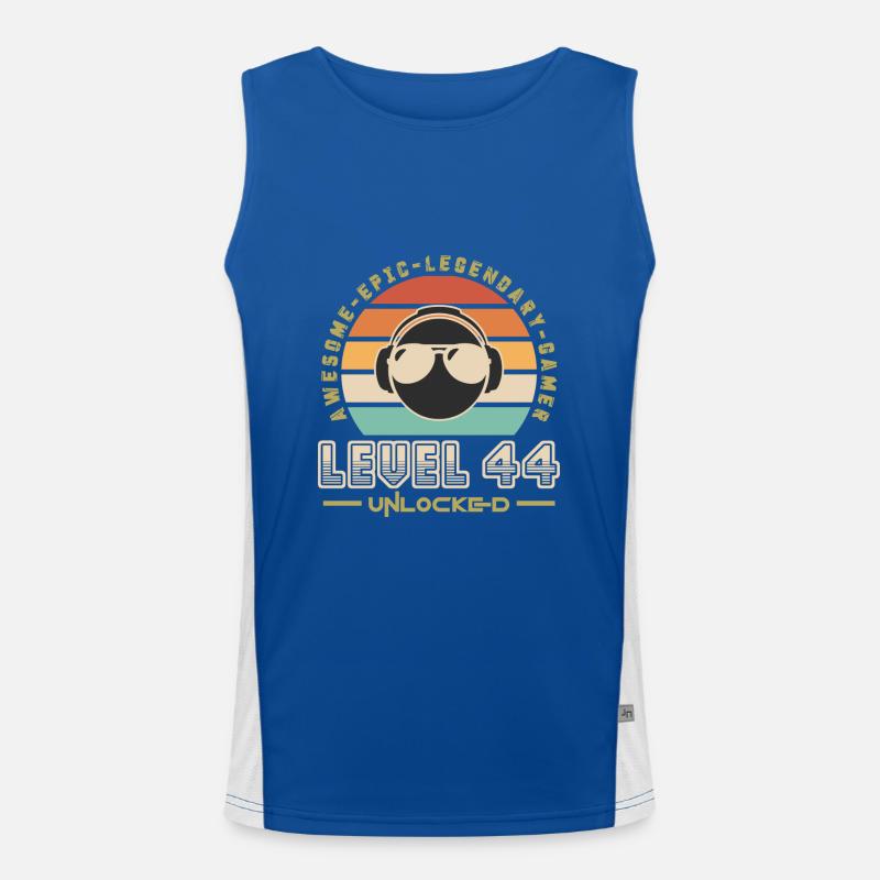 Stufe 44 Funktionelles Kontrast-Tank Top für Männer 