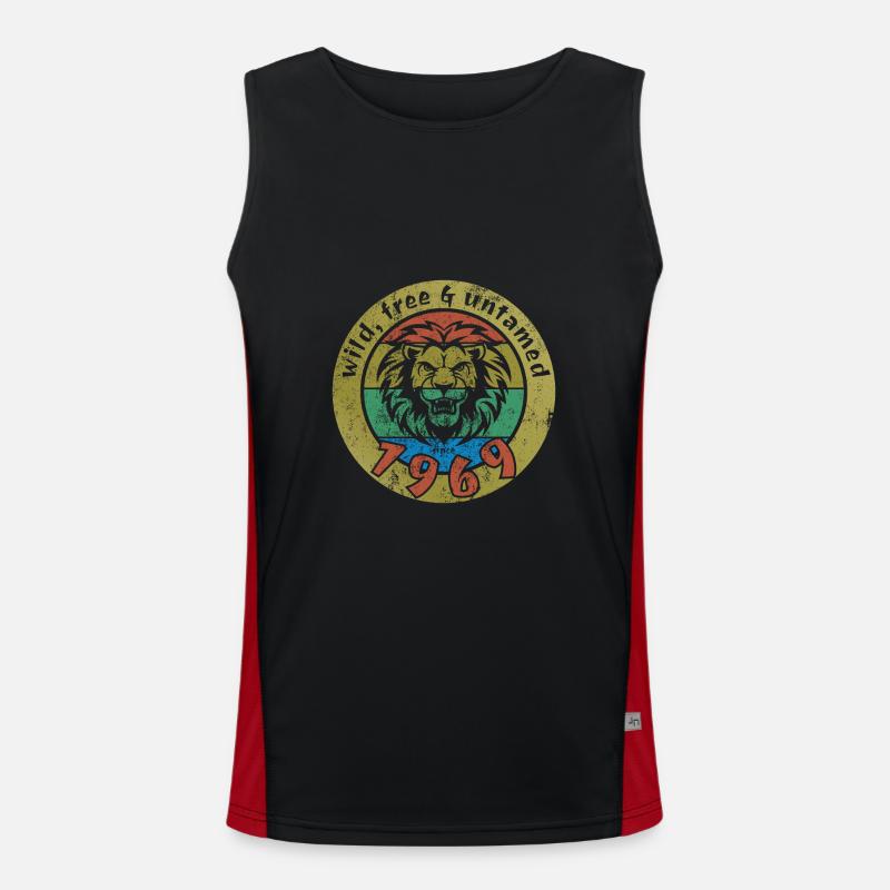 Wild, free & untamed since 1969 Men's Functional Contrast Tank Top 