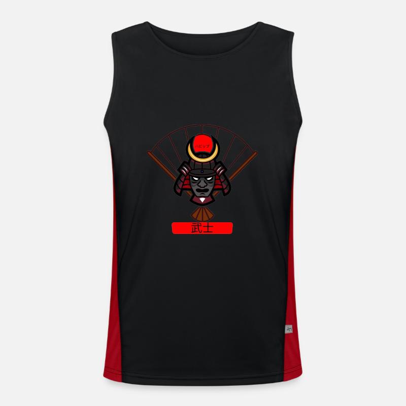 武士 "samurai" Men's Functional Contrast Tank Top 