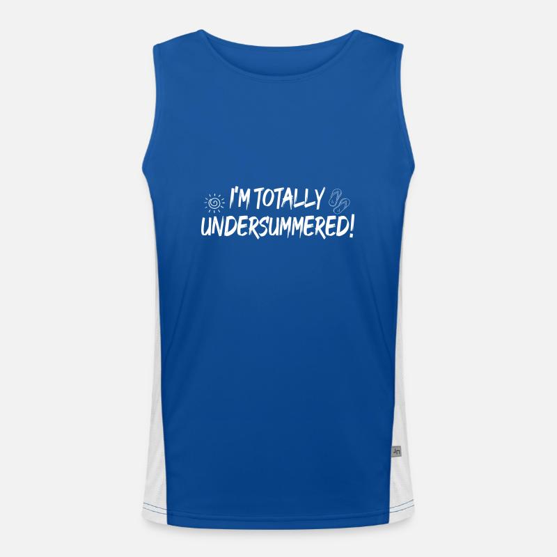 I'm totally undersummerd Men's Functional Contrast Tank Top 