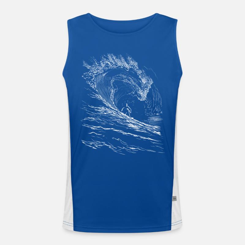 Surfing Men's Functional Contrast Tank Top 