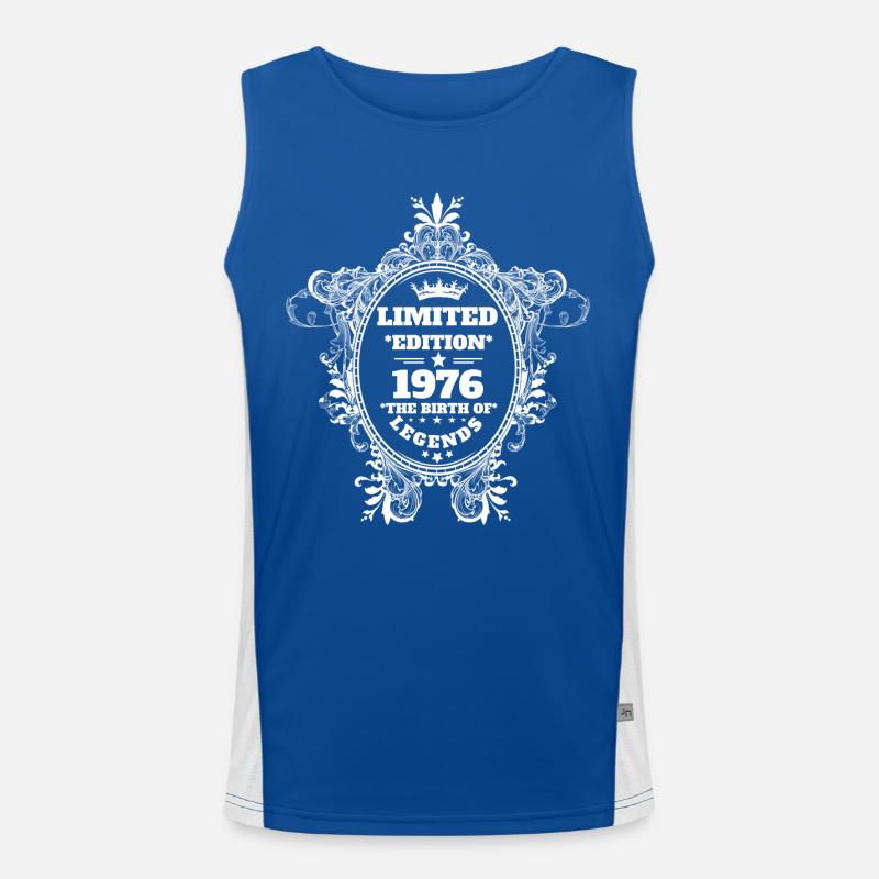 1976 Men's Functional Contrast Tank Top 