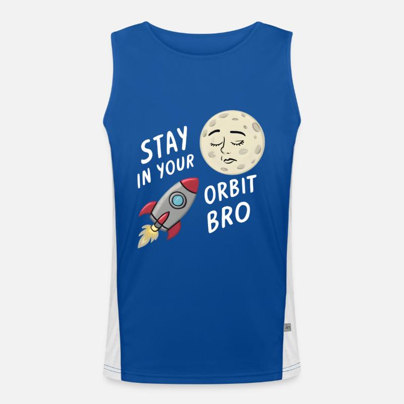 Reste dans ton orbite, mon frère Débardeur respirant contrasté Homme 