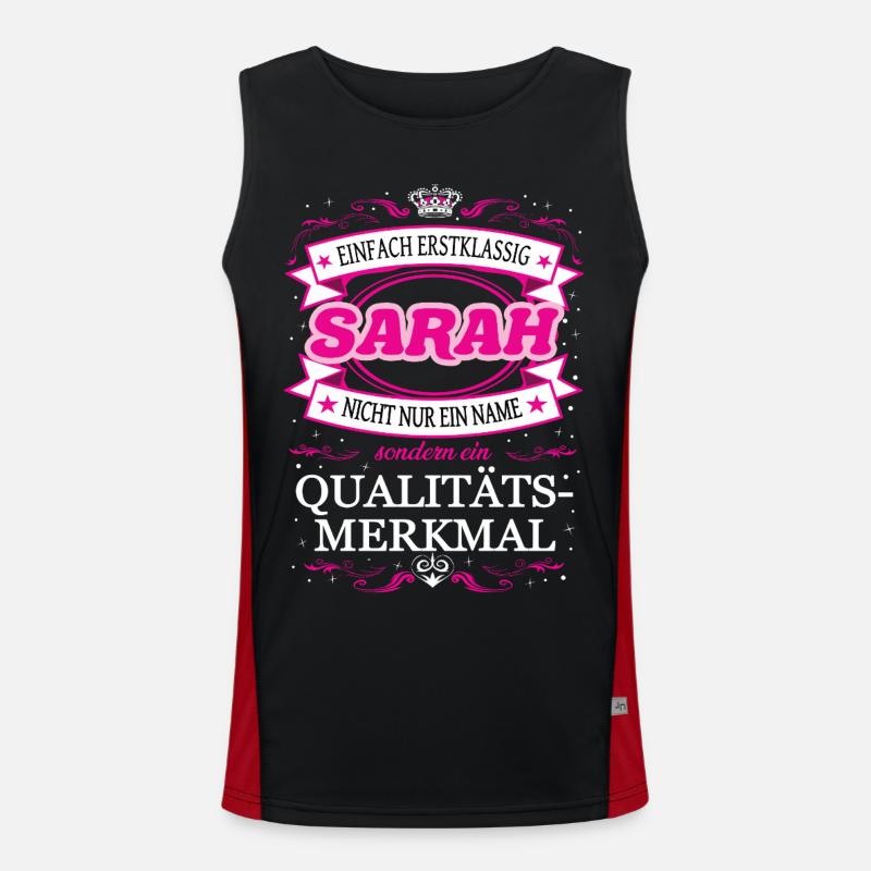 Quality feature Sarah simply first-class Men's Functional Contrast Tank Top 