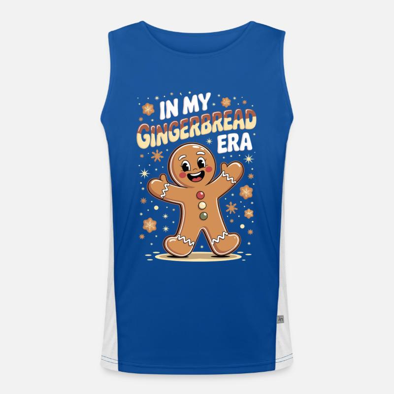In Meiner Lebkuchenzeit Funktionelles Kontrast-Tank Top für Männer 