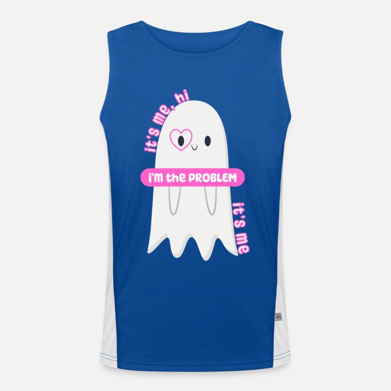 Ich bin's, hallo, ich bin das Problem Funktionelles Kontrast-Tank Top für Männer 