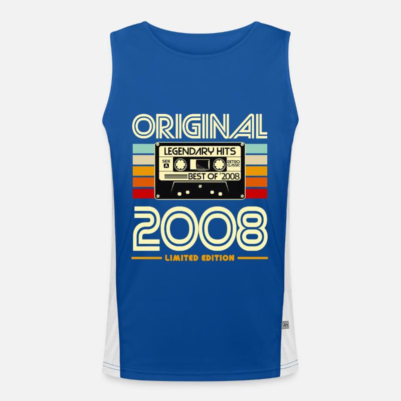 Original Cassette 2008 Legend Hits Débardeur respirant contrasté Homme 