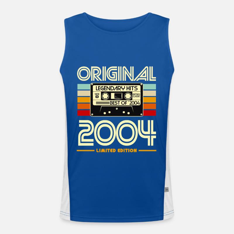 Original 2004 Limited Cassette Men's Functional Contrast Tank Top 