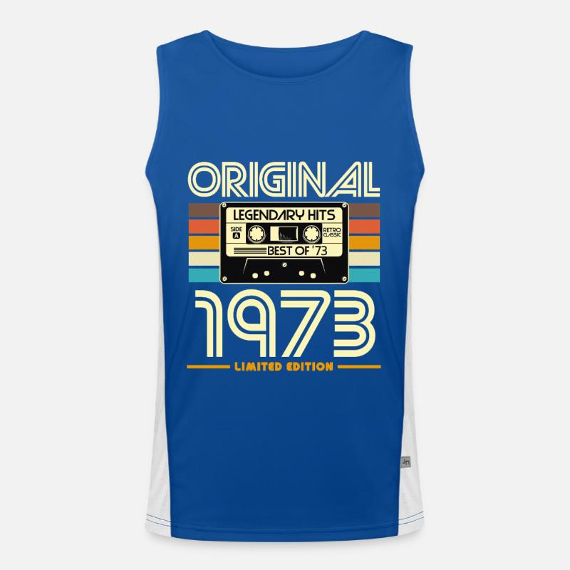 Original 1973 – Limited Retro Hits Men's Functional Contrast Tank Top 