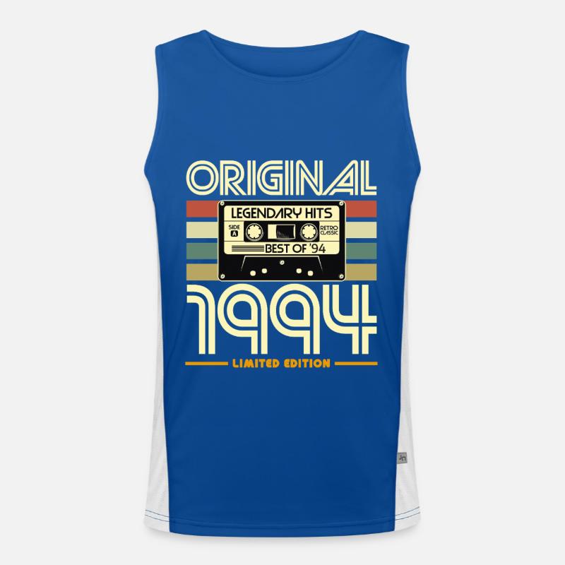 Originale Nostalgia-Kassette von 1994 Funktionelles Kontrast-Tank Top für Männer 