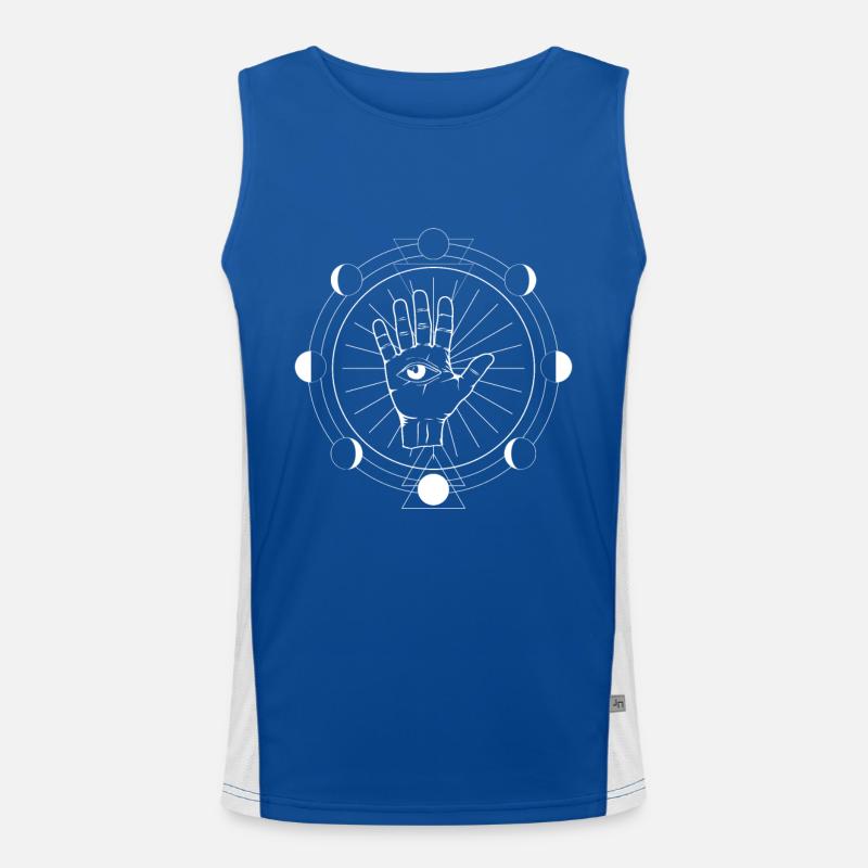 All Seeing Eye Blackcraft Men's Functional Contrast Tank Top 
