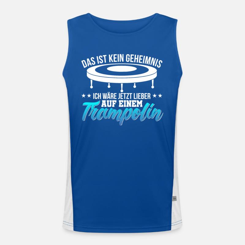 Trampolin Funktionelles Kontrast-Tank Top für Männer 