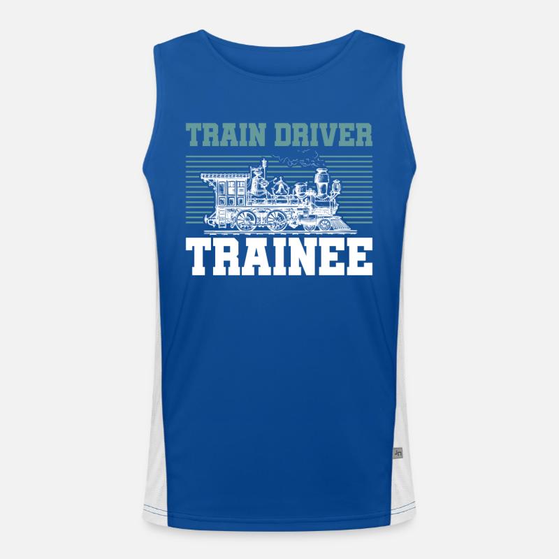 Train driver Men's Functional Contrast Tank Top 