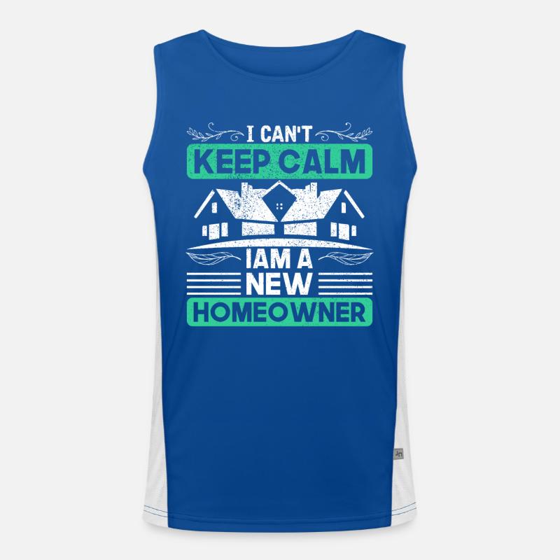 Cadeau de constructeur de constructeur de maison Débardeur respirant contrasté Homme 