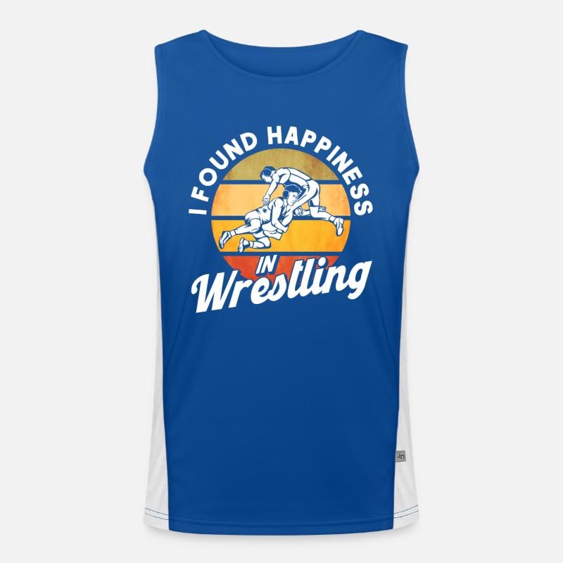 Ringen Ringen Trainer Ringer Geschenk Funktionelles Kontrast-Tank Top für Männer 