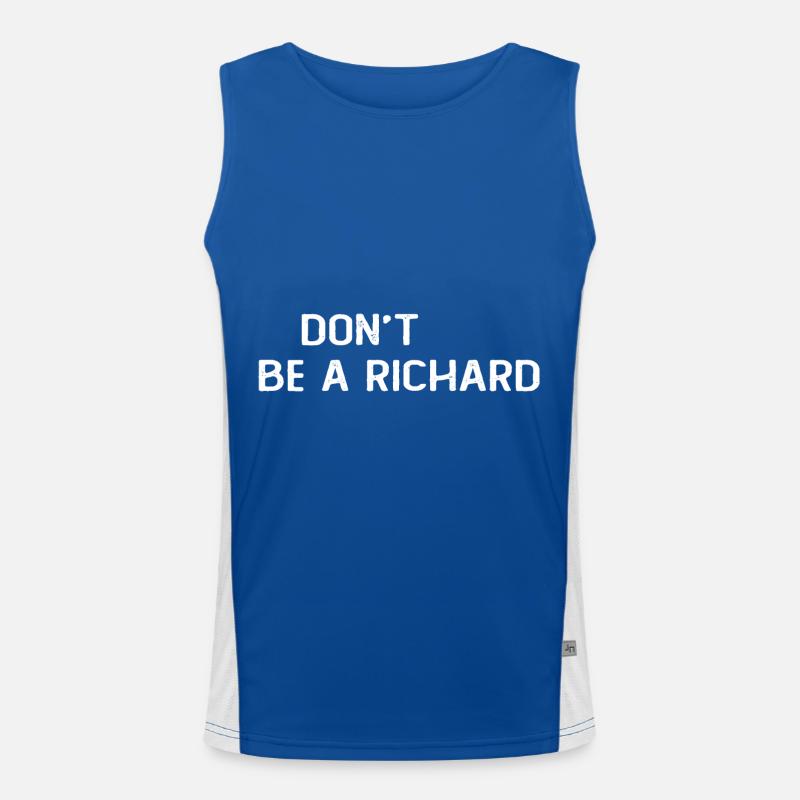 Including Be A Richard Men's Functional Contrast Tank Top 