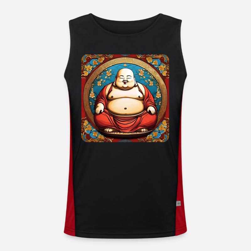 Gros Bouddha Doux Débardeur respirant contrasté Homme 