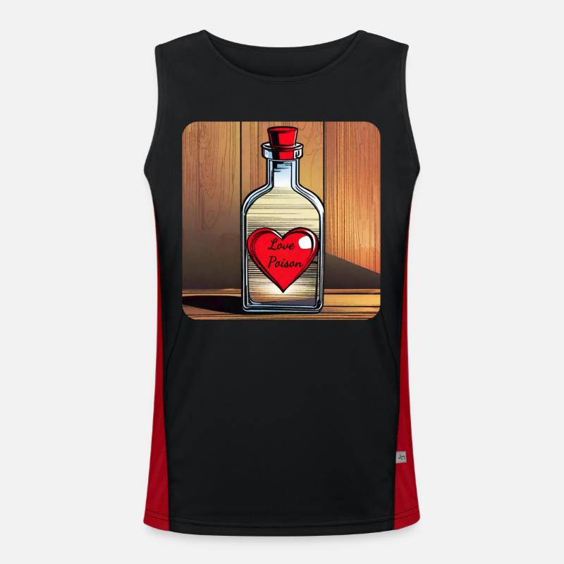 Élixir d’amour Débardeur respirant contrasté Homme 