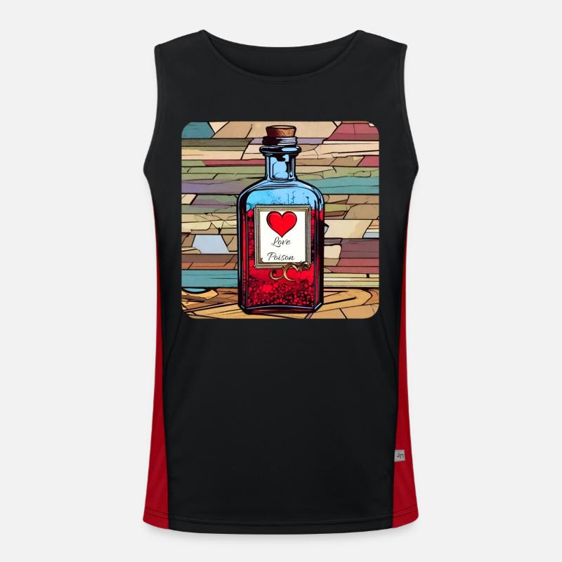 Élixir d’amour Débardeur respirant contrasté Homme 