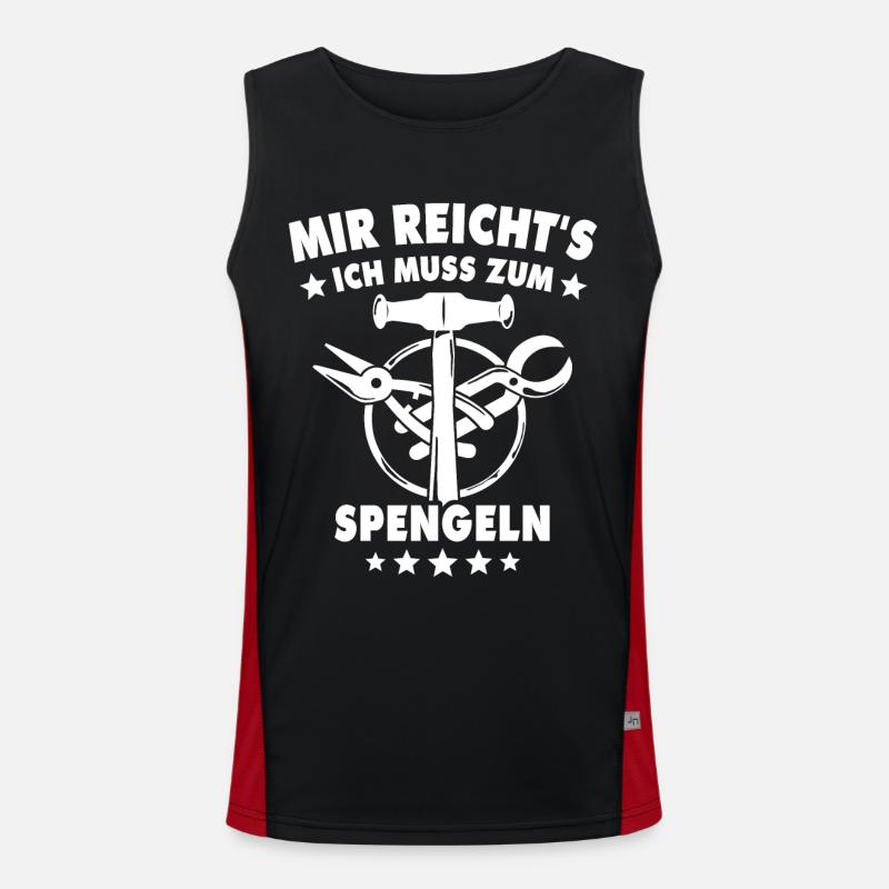 Spengler Bauspengler Karrosseriespengler Funktionelles Kontrast-Tank Top für Männer 