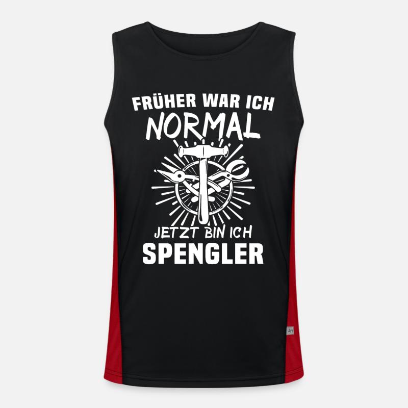 Spengler Bauspengler Karosseriespengler Funktionelles Kontrast-Tank Top für Männer 