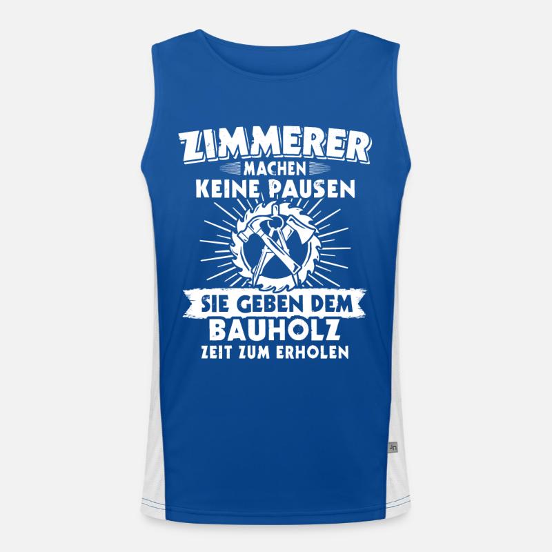 Zimmermann Zimmerer Funktionelles Kontrast-Tank Top für Männer 