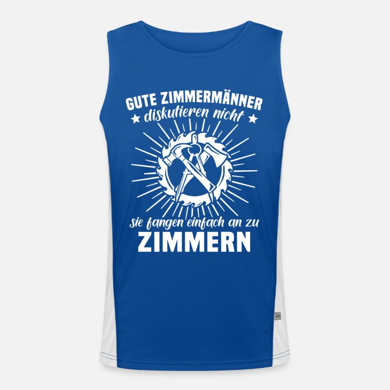 Zimmermann Zimmerer Funktionelles Kontrast-Tank Top für Männer 