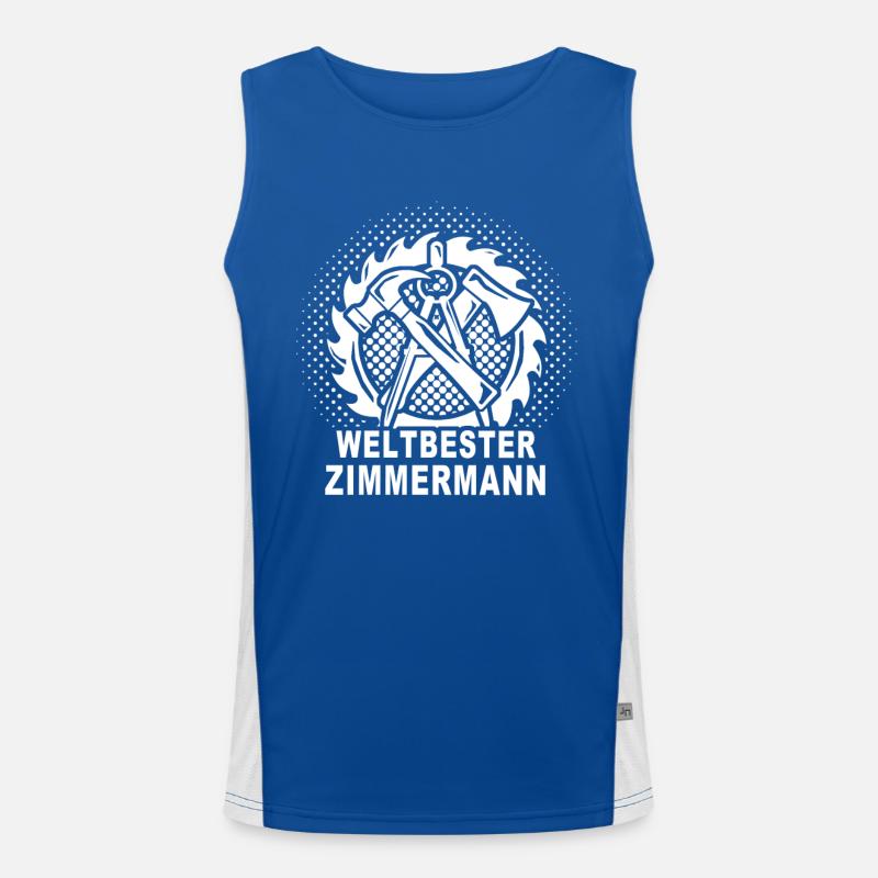 Zimmermann Zimmerer Funktionelles Kontrast-Tank Top für Männer 