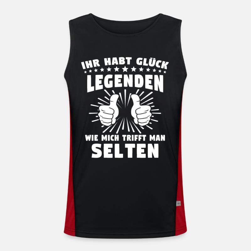 Legende Legenden Funktionelles Kontrast-Tank Top für Männer 