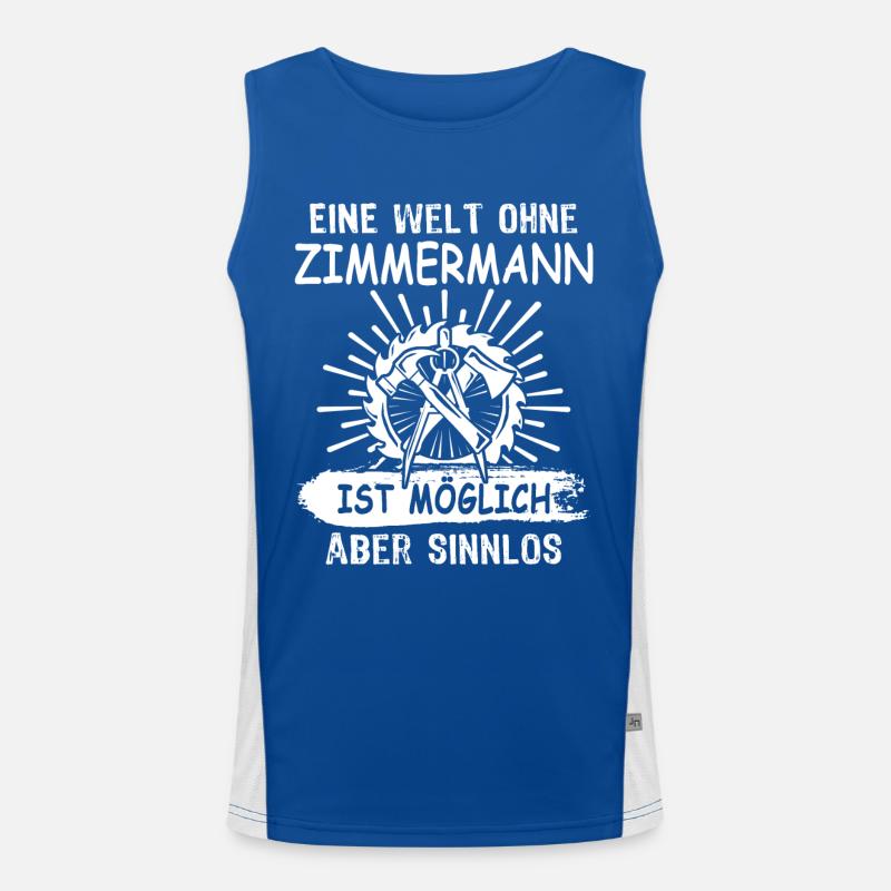 Zimmermann Zimmerer Funktionelles Kontrast-Tank Top für Männer 