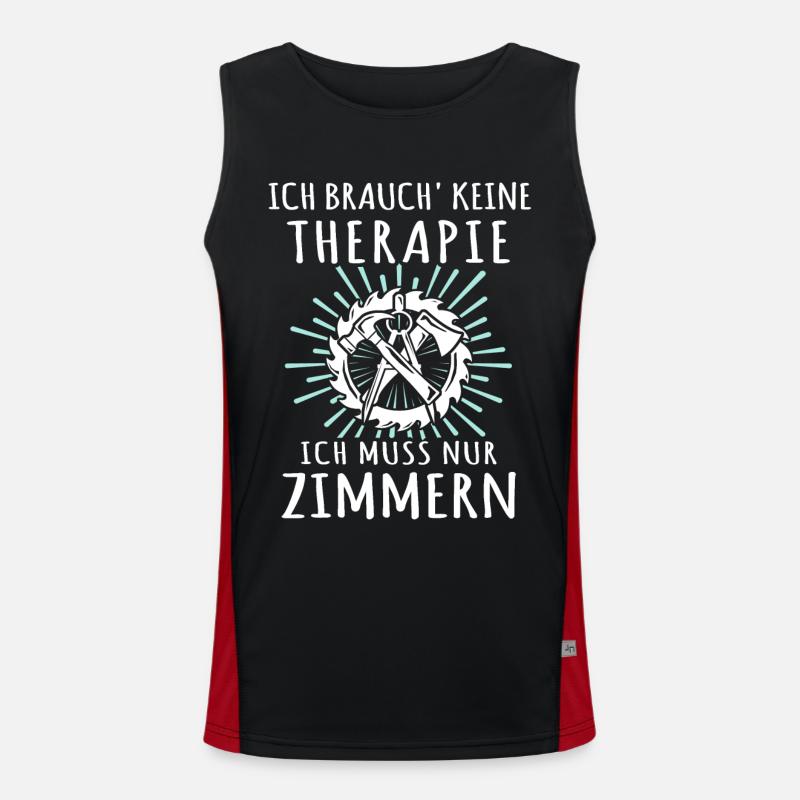 Zimmermann Zimmerer Funktionelles Kontrast-Tank Top für Männer 