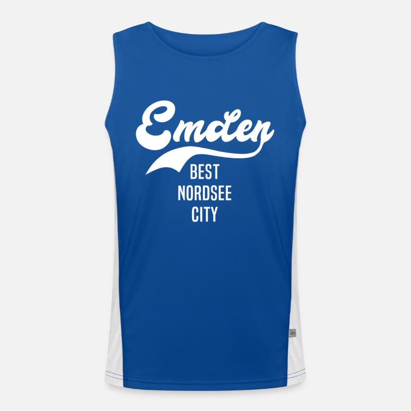 Emden motif Emdener Débardeur respirant contrasté Homme 