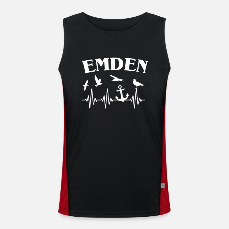 Emden ECG Emden Cardline Débardeur respirant contrasté Homme 