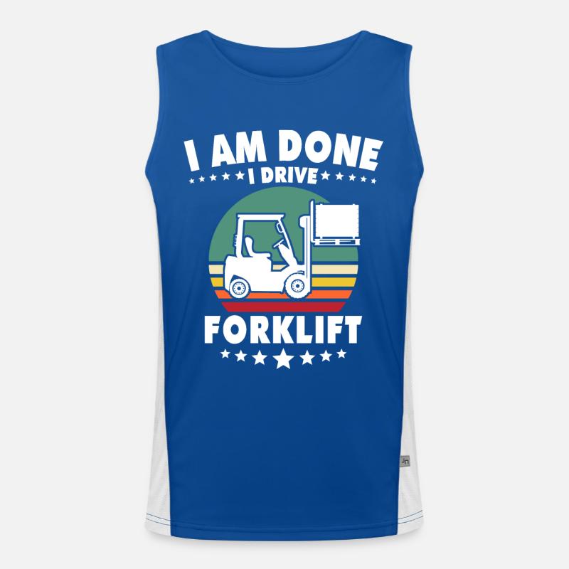 Chariot élévateur à fourche Débardeur respirant contrasté Homme 