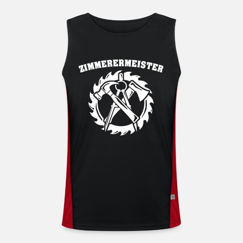 Zimmermann Zimmerer Funktionelles Kontrast-Tank Top für Männer 
