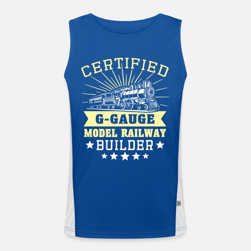 Gartenbahn Garteneisenbahn Spur G Funktionelles Kontrast-Tank Top für Männer 
