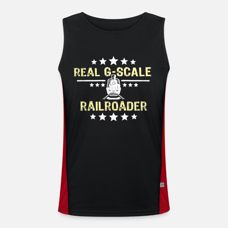 Gartenbahn Garteneisenbahn Spur G Funktionelles Kontrast-Tank Top für Männer 
