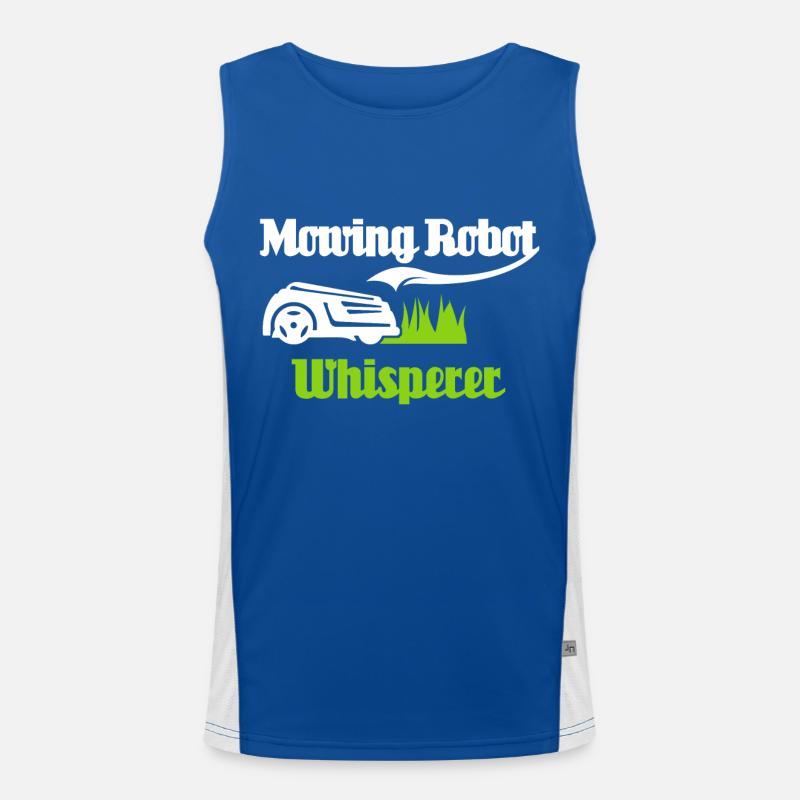 Mähroboter Funktionelles Kontrast-Tank Top für Männer 