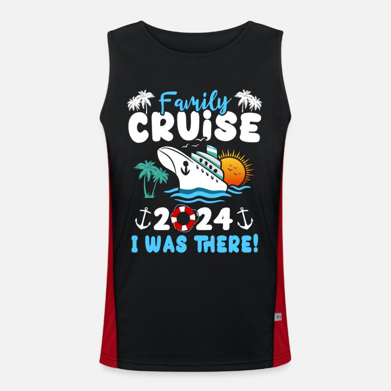 Kreuzfahrt 2024 Seereise Funktionelles Kontrast-Tank Top für Männer 