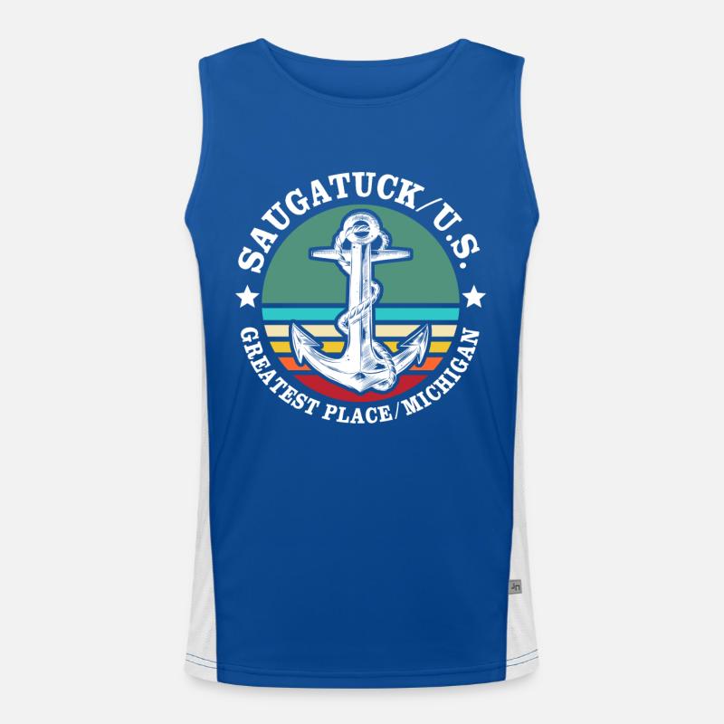 Saugatuck Funktionelles Kontrast-Tank Top für Männer 
