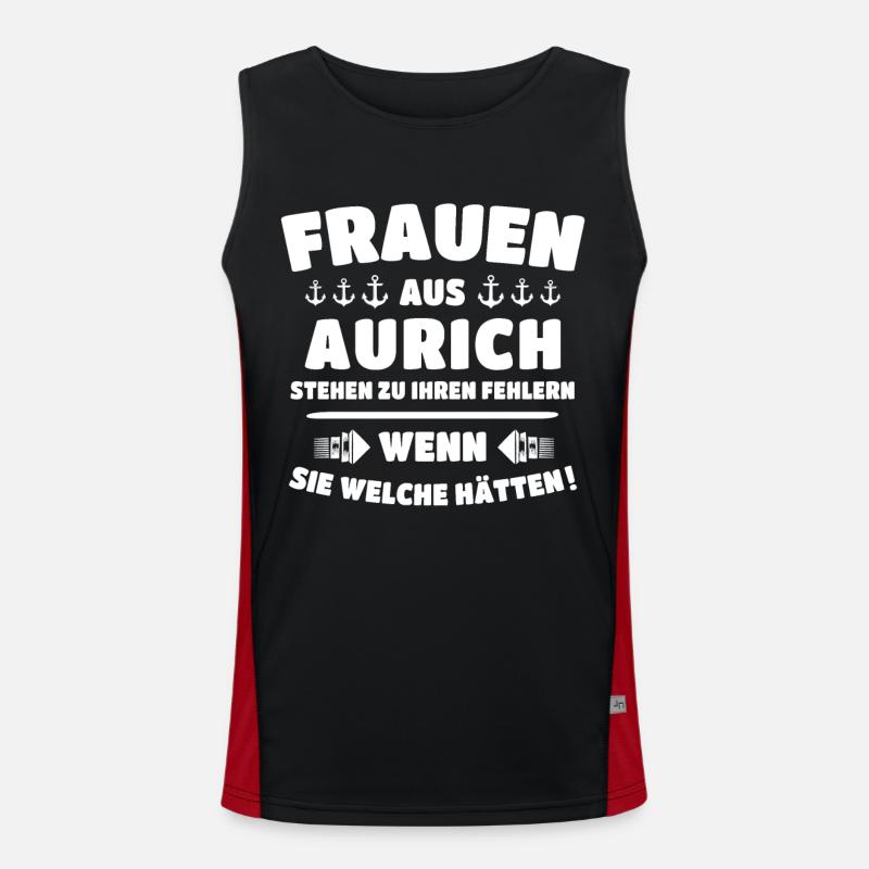 Aurich Funktionelles Kontrast-Tank Top für Männer 