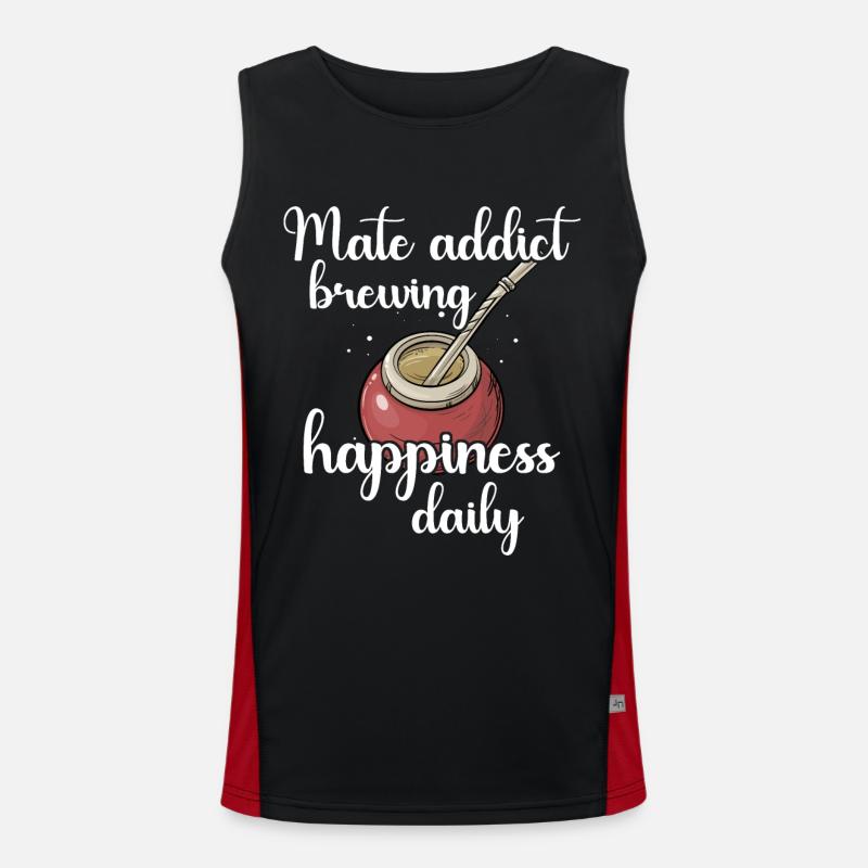 Mate Tee Funktionelles Kontrast-Tank Top für Männer 