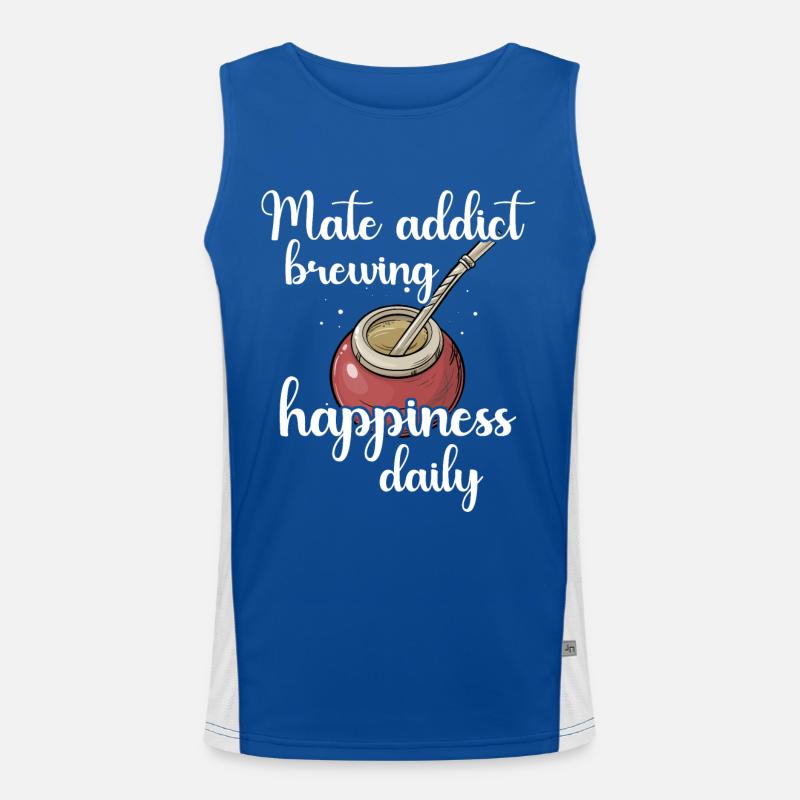Mate Tee Funktionelles Kontrast-Tank Top für Männer 