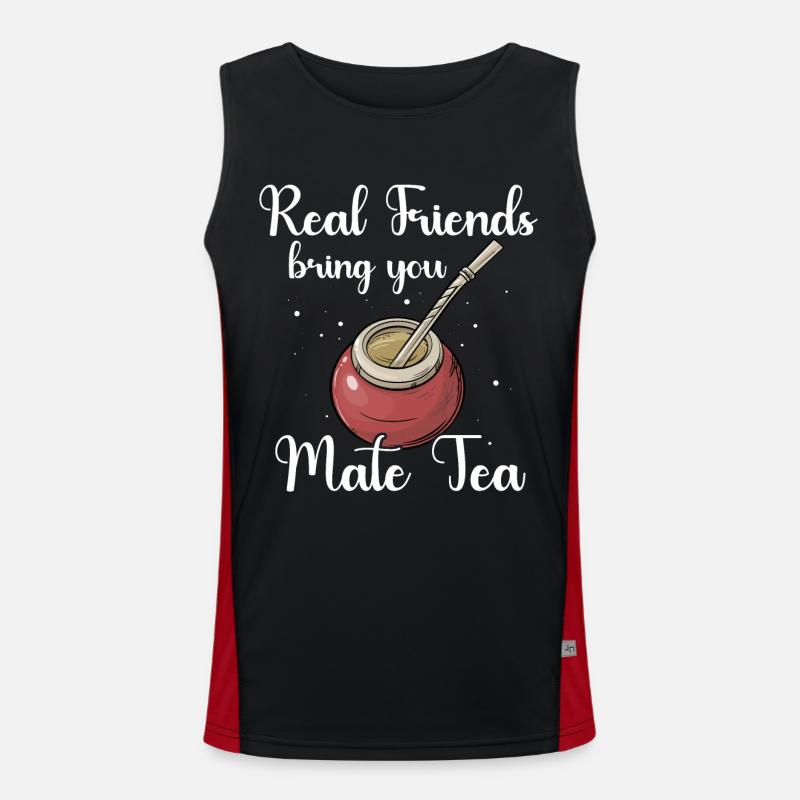 Mate Tee Teetasse Funktionelles Kontrast-Tank Top für Männer 